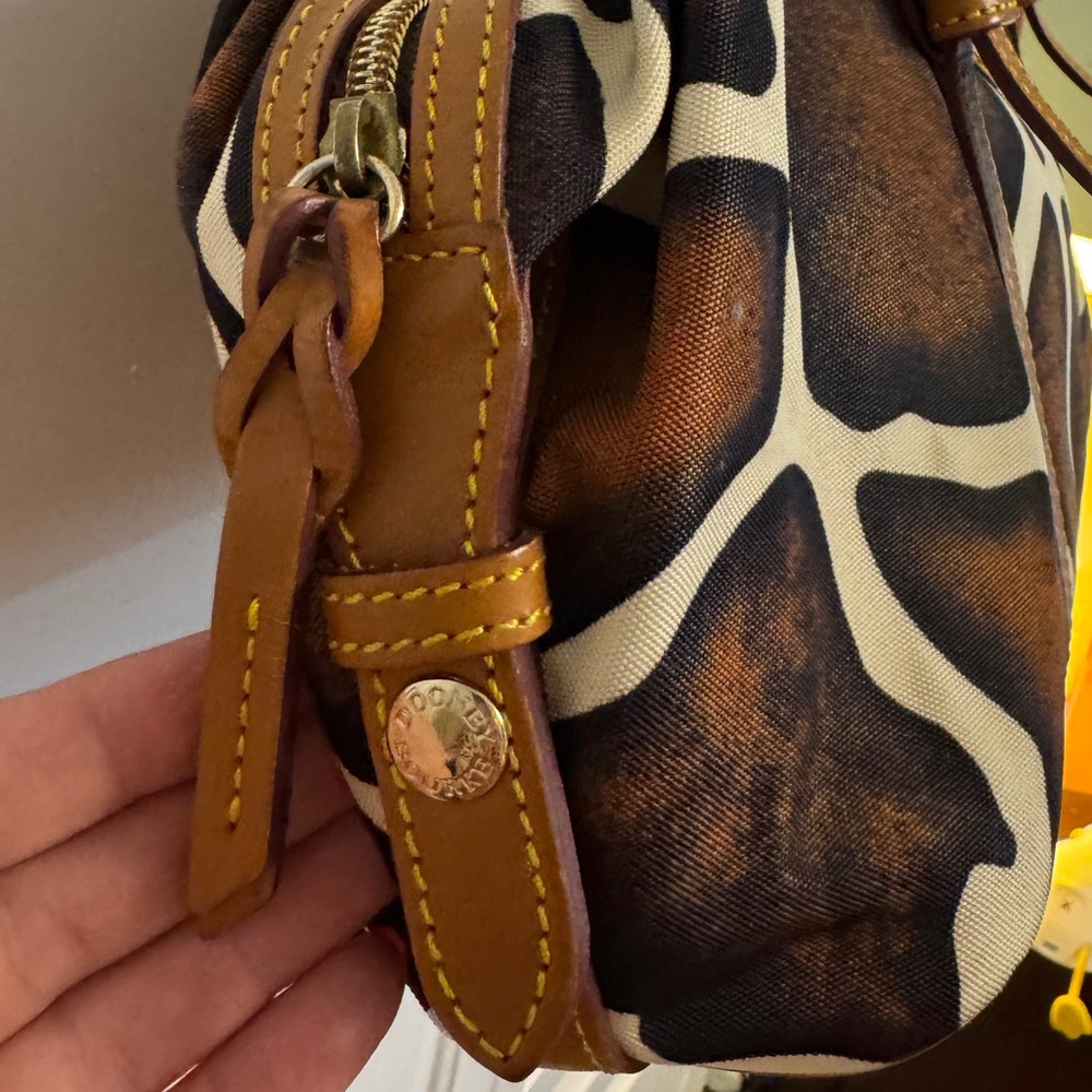NWT DOONEY & BOURKE 🦆 RARE Vintage Giraffe Duffle Satchel Shoulder Bag - Picture 5 of 11